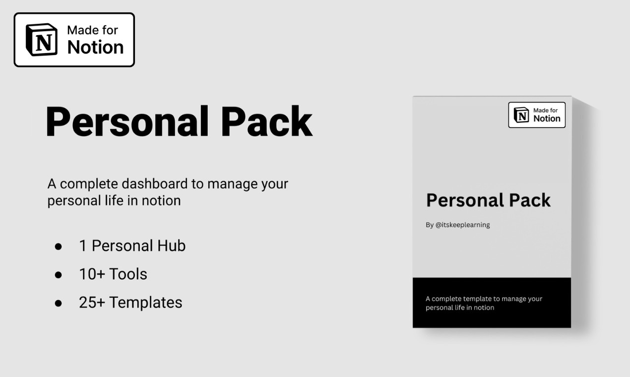 Personal Pack (for Notion)